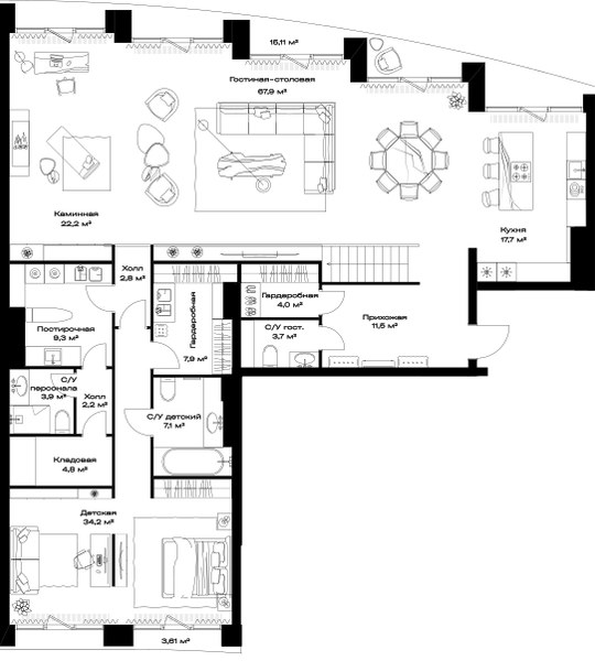 Планировка 277.7 м²