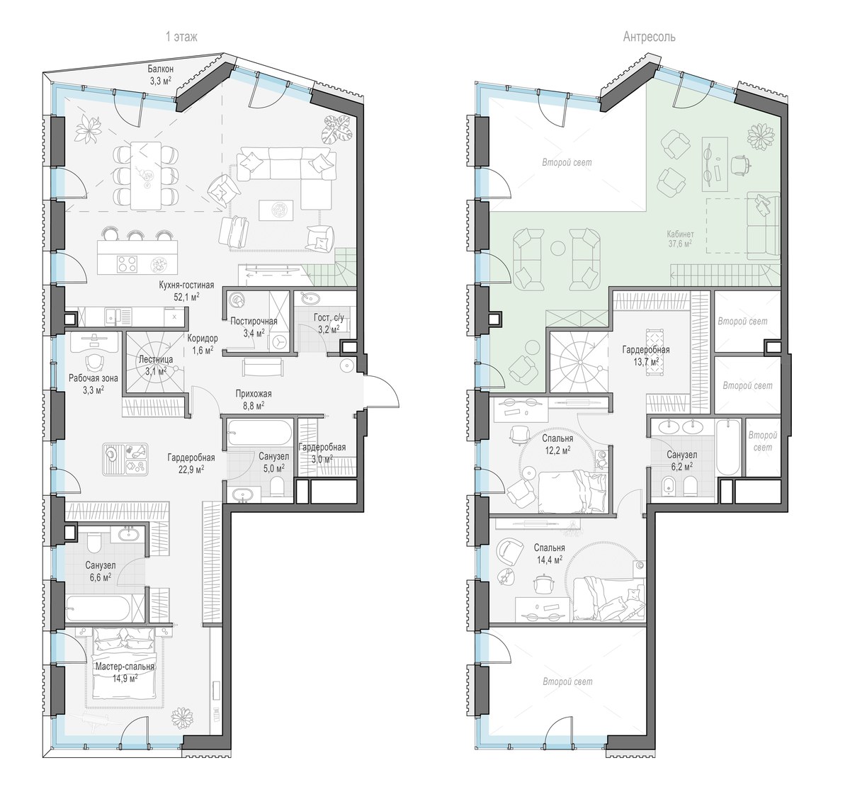 Планировка 178.2 м²