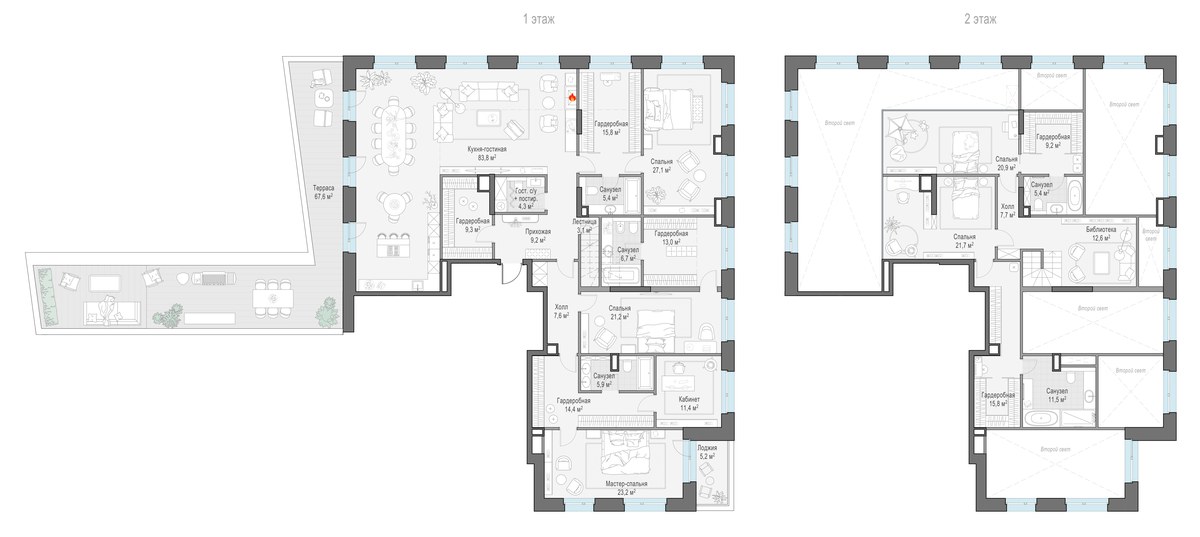 Планировка 284.8 м²