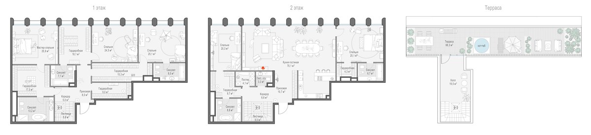 Планировка 361.2 м²