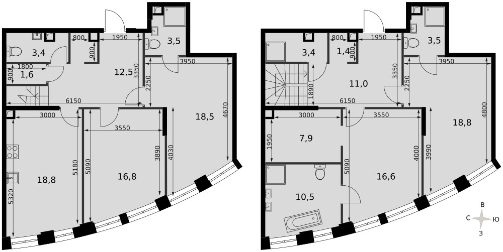 Планировка 148.0 м²