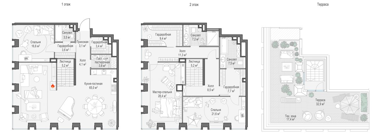 Планировка 212.3 м²