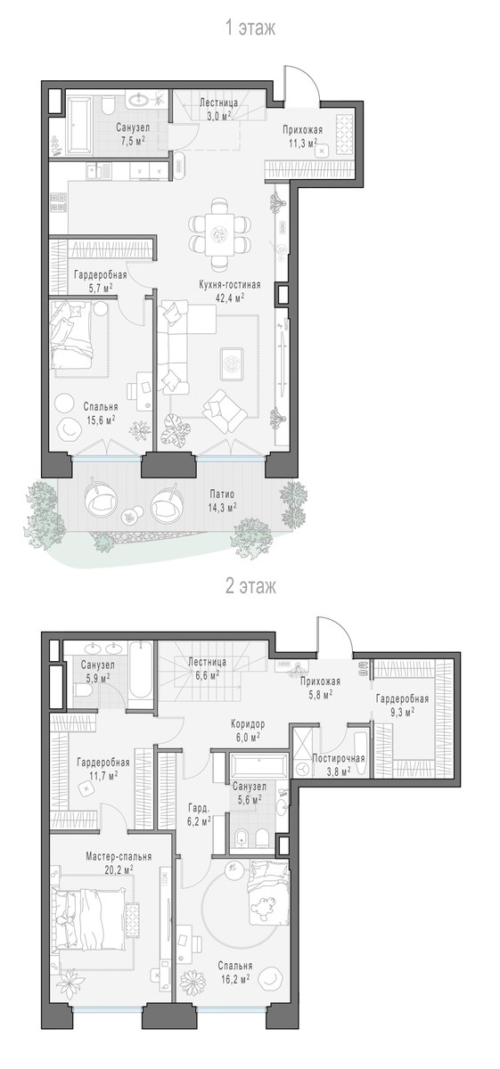 Планировка 181.8 м²