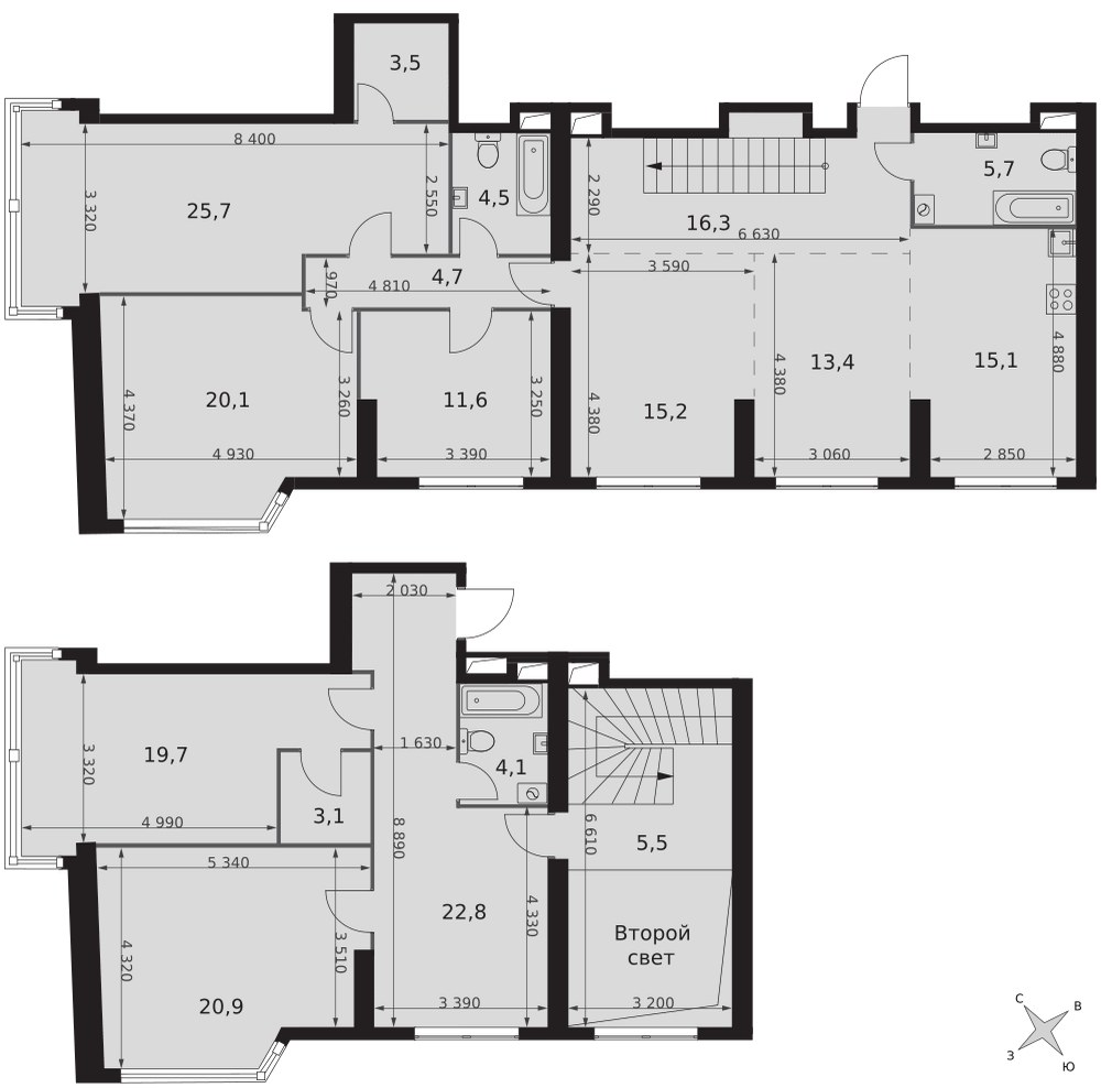 Планировка 211.9 м²