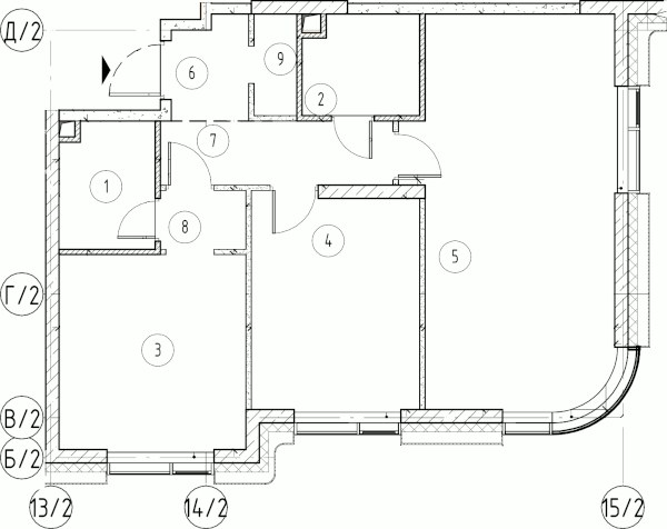 Планировка 72.2 м²