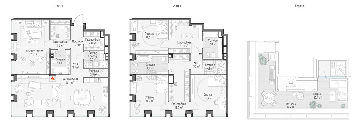 Планировка 212.9 м²