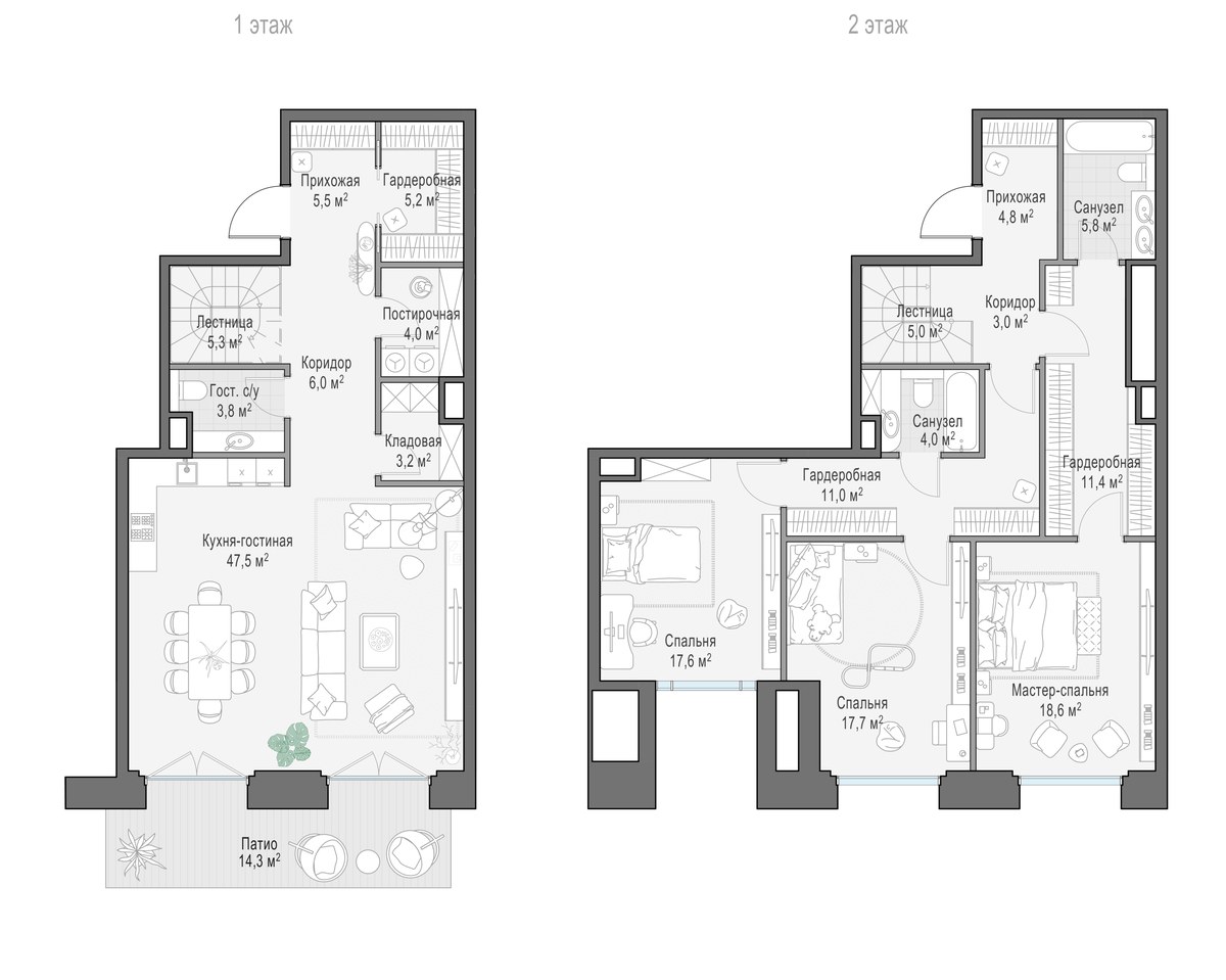 Планировка 176.9 м²