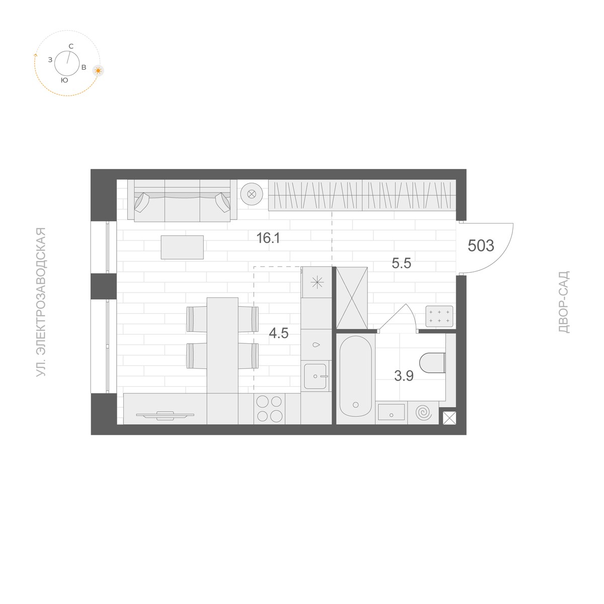 Планировка 30.0 м²