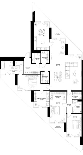 Планировка 236.7 м²