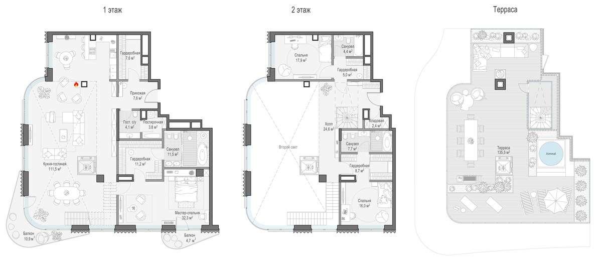 Планировка 283.1 м²