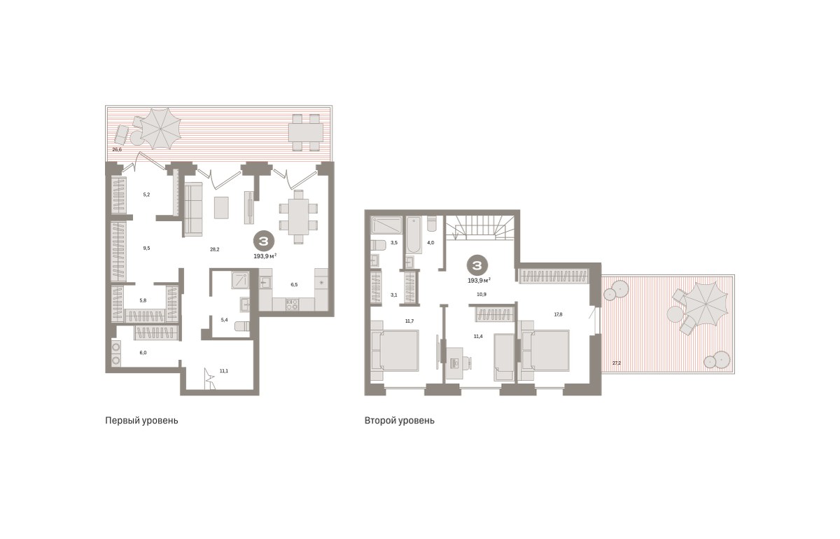 Планировка 193.9 м²