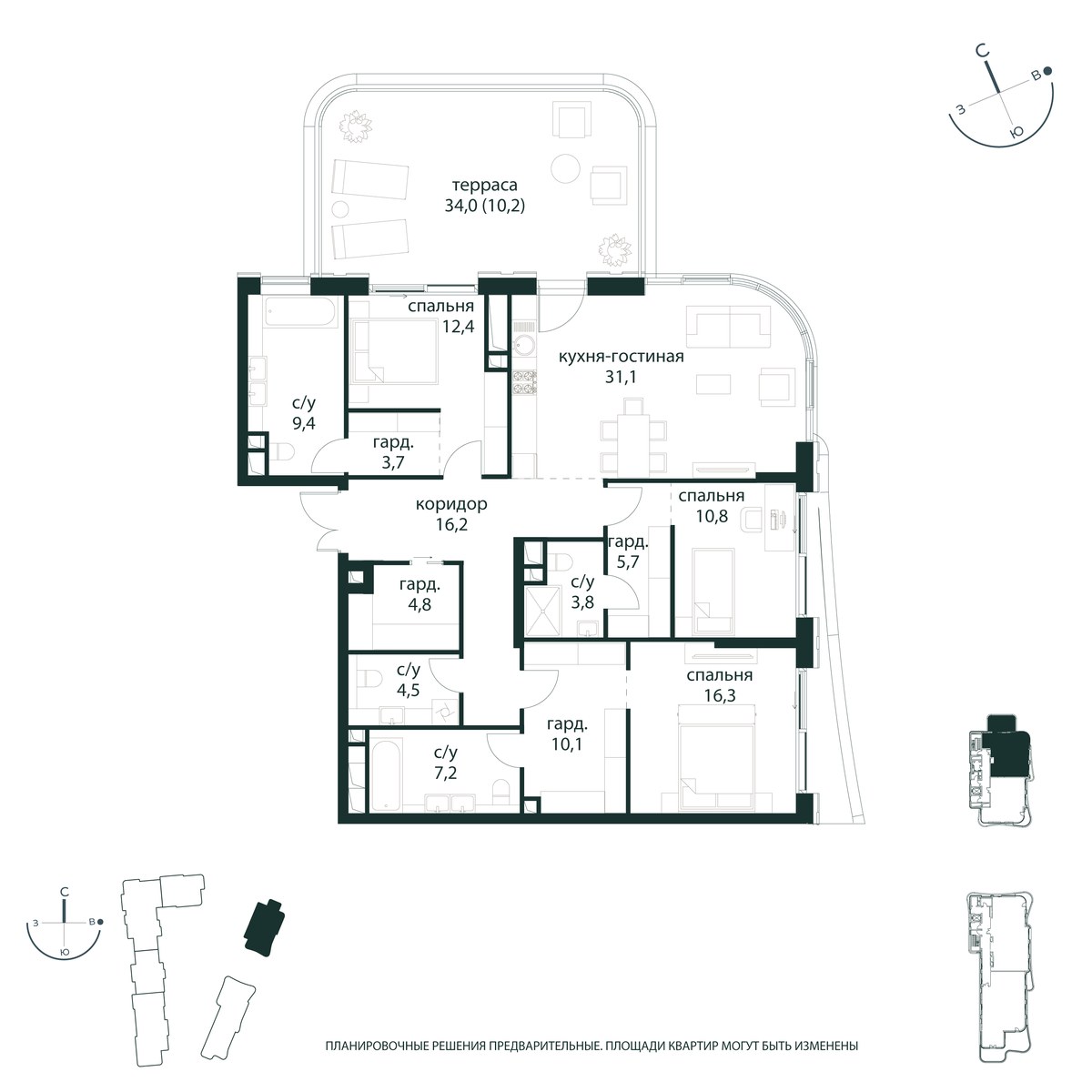 Планировка 146.2 м²