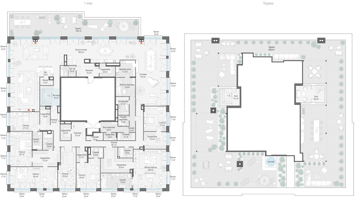 Планировка: 1-комнатная, 781.3 м²