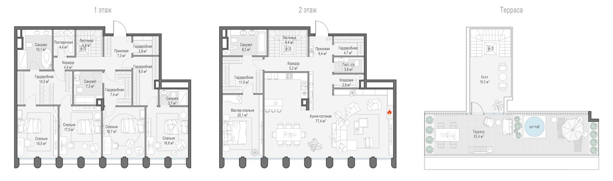 Планировка 292.7 м²