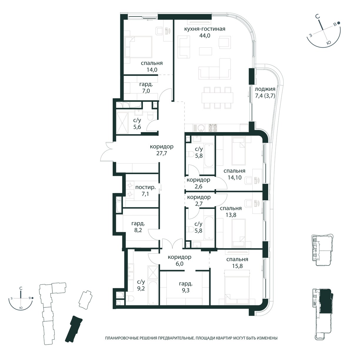 Планировка 202.4 м²