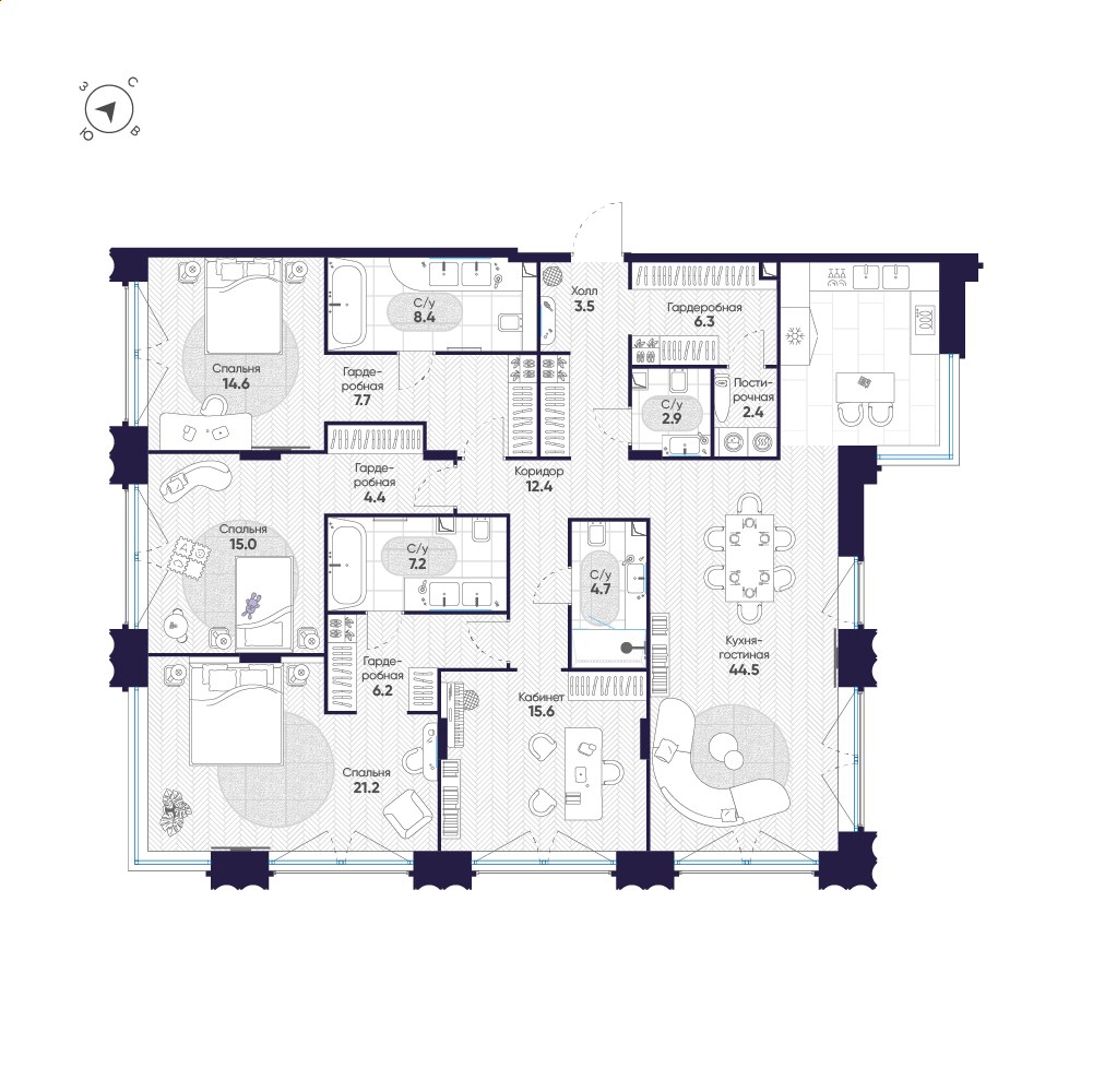 Планировка 177.0 м²