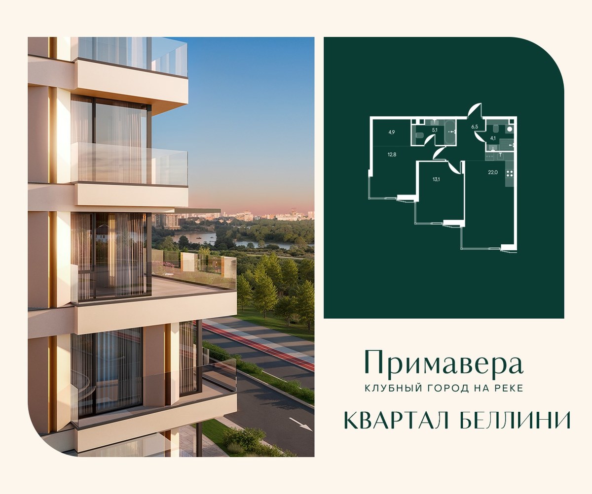Планировка 68.5 м²