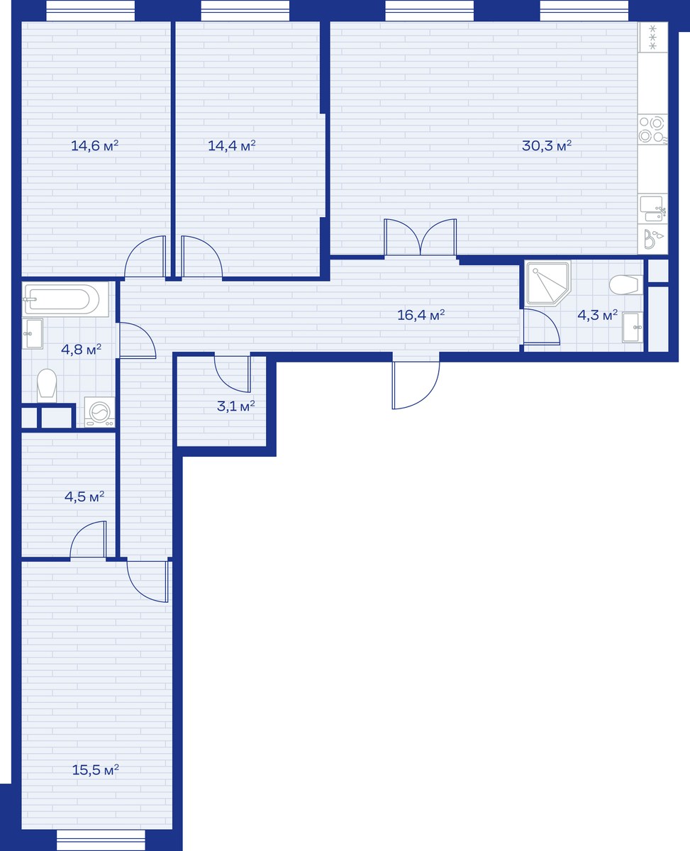 Планировка 108.0 м²