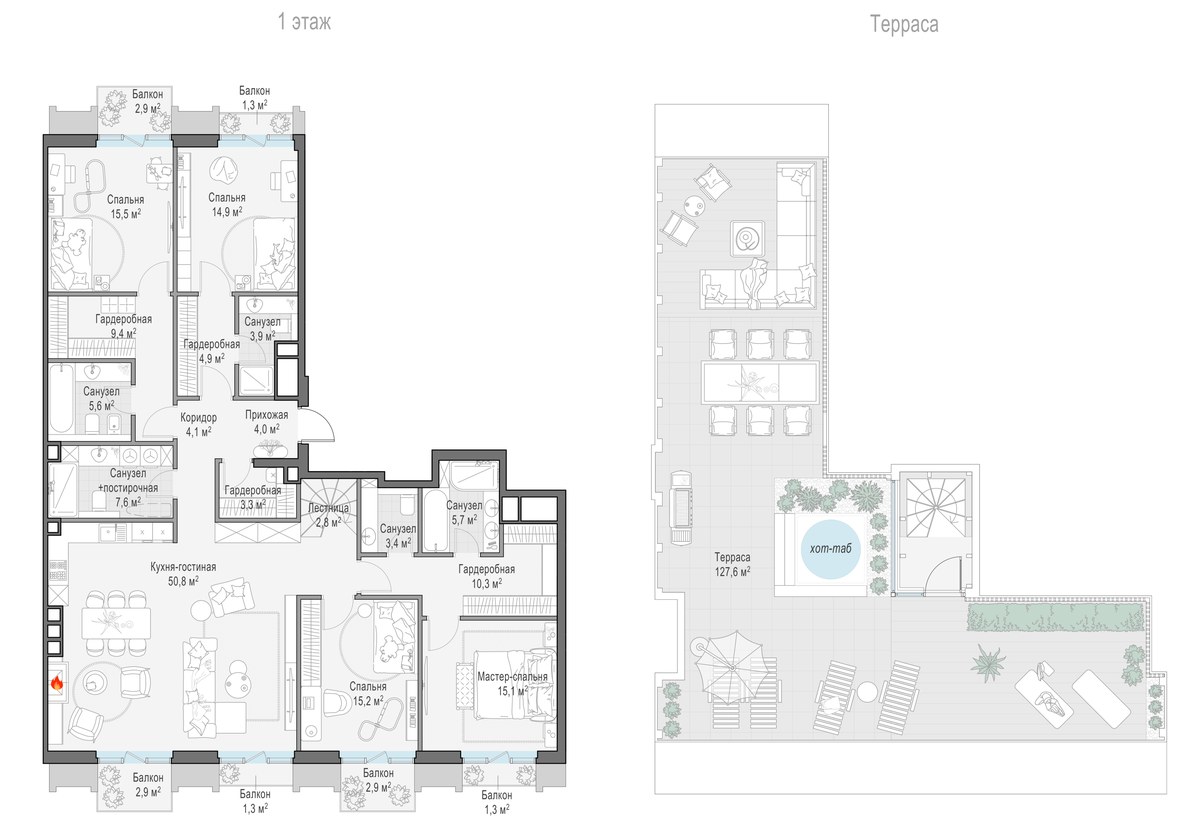 Планировка 182.7 м²