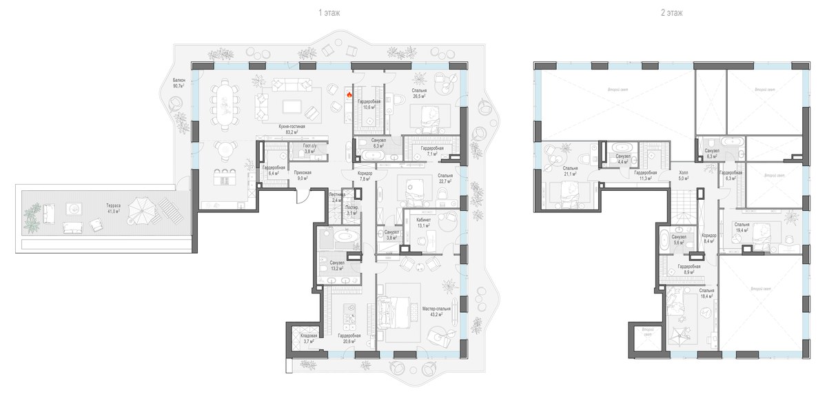 Планировка 327.3 м²