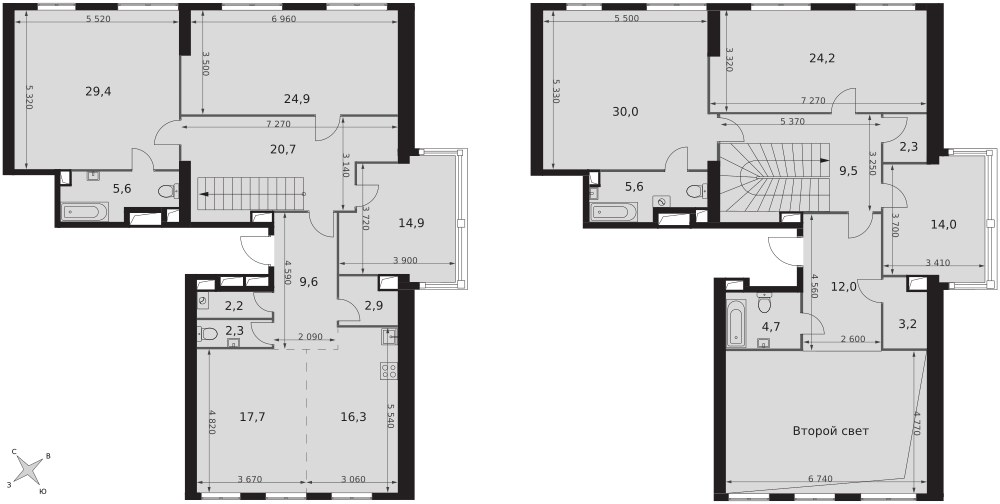 Планировка 252.0 м²