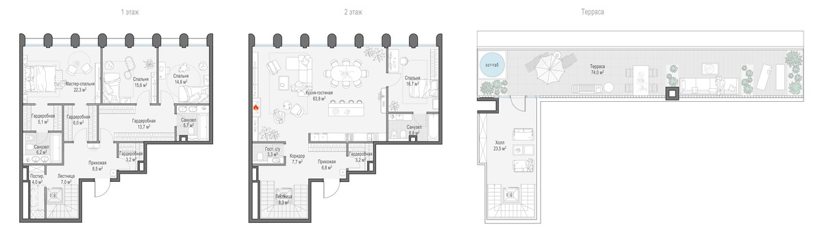 Планировка 227.8 м²