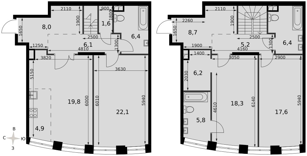 Планировка 139.1 м²