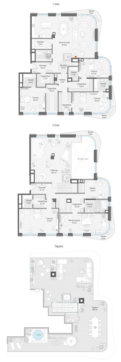 Планировка 487.5 м²