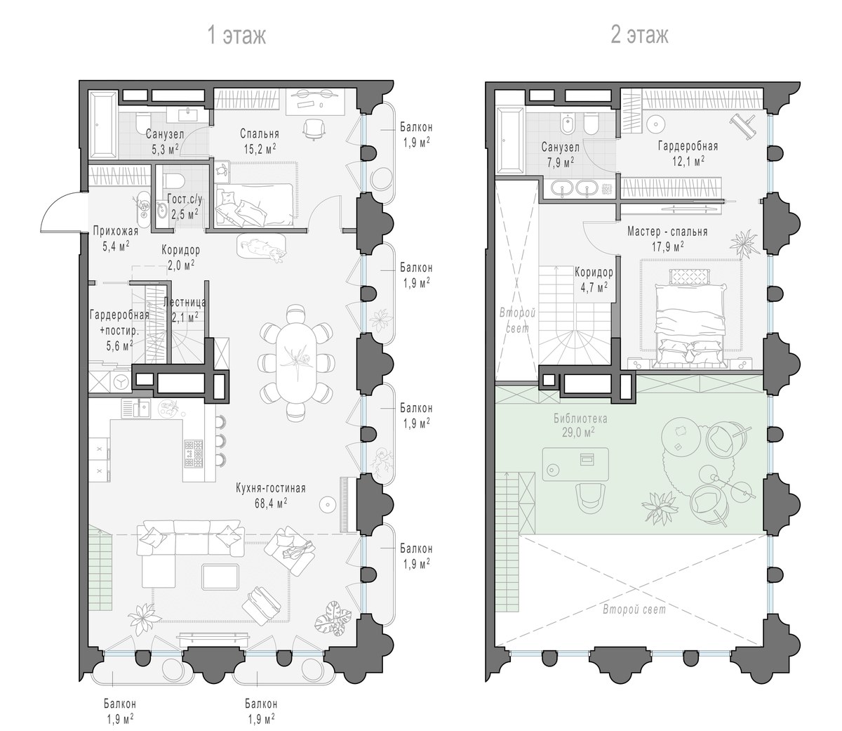 Планировка 152.5 м²