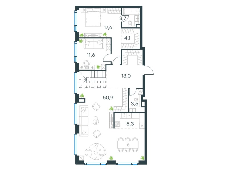 Планировка 183.0 м²