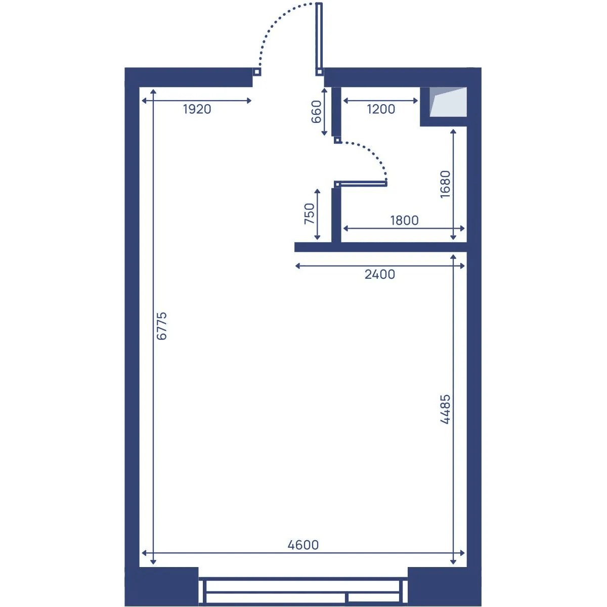 Планировка 30.9 м²