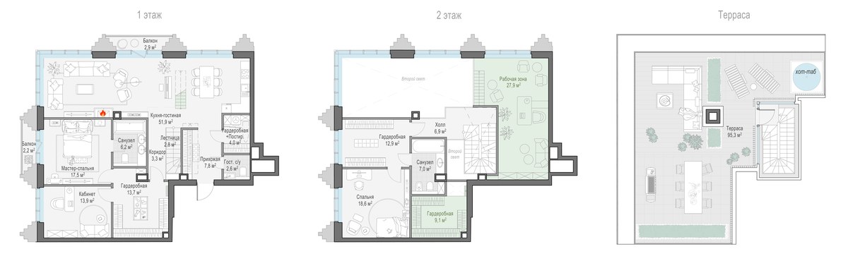 Планировка 169.9 м²