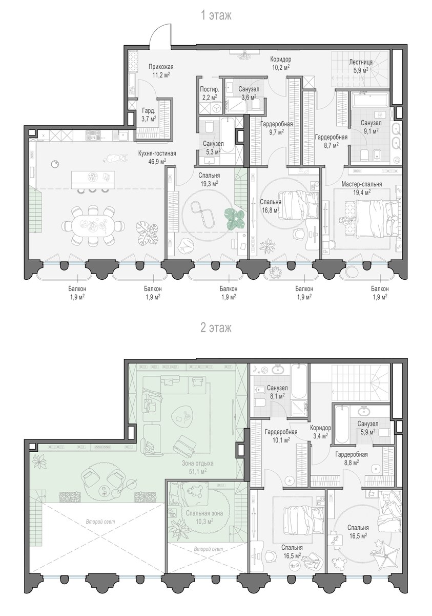 Планировка 245.6 м²