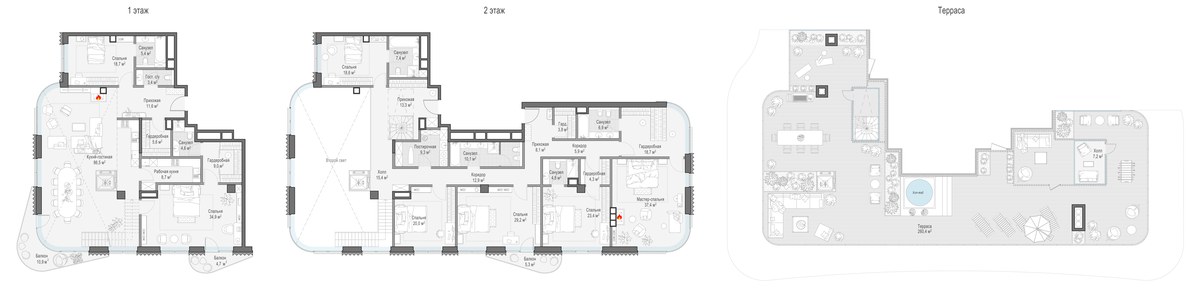 Планировка 446.9 м²