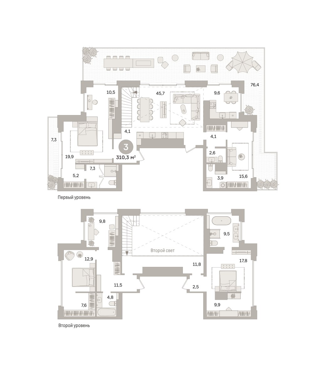 Планировка 310.27 м²