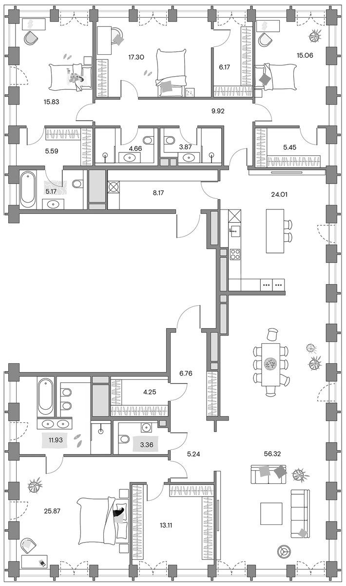 Планировка 248.0 м²
