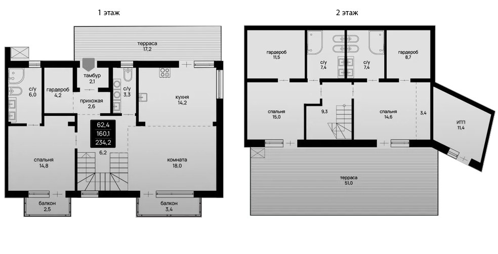Планировка 250.3 м²