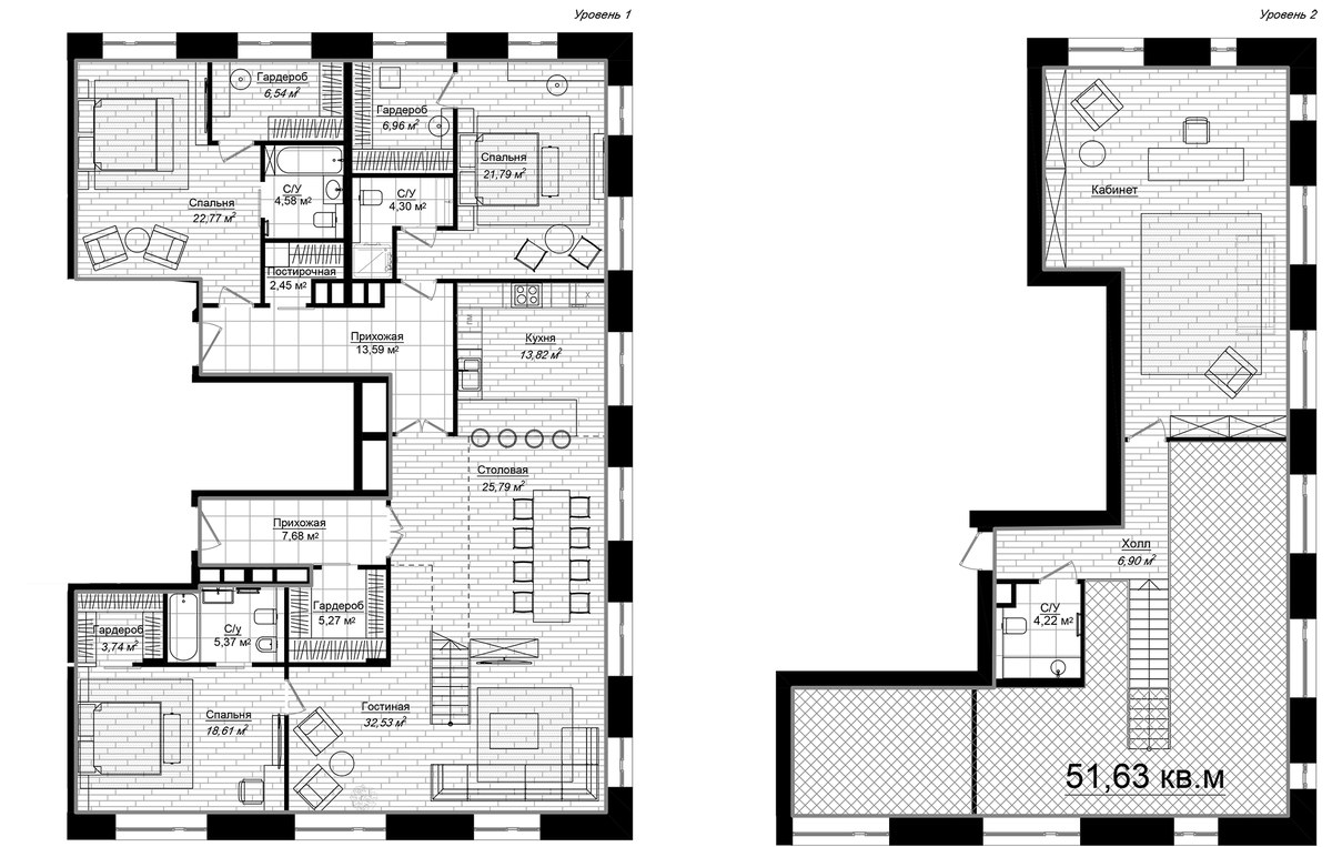 Планировка 237.4 м²