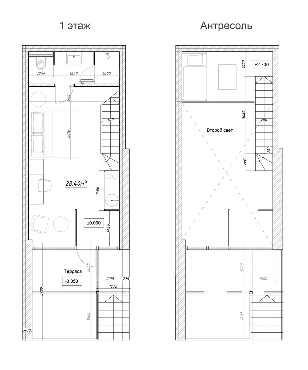 Планировка 50.17 м²