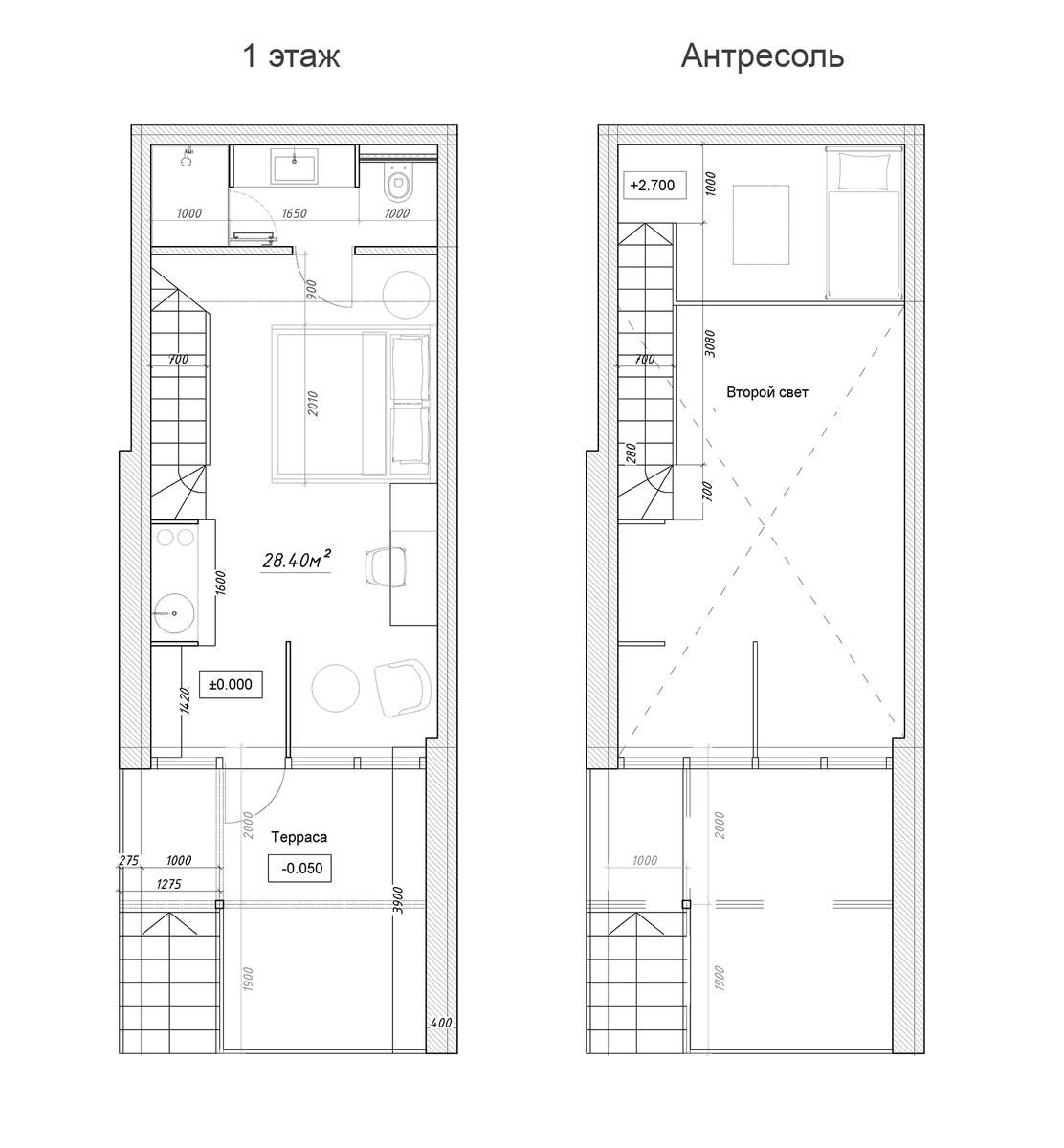 Планировка 50.17 м²