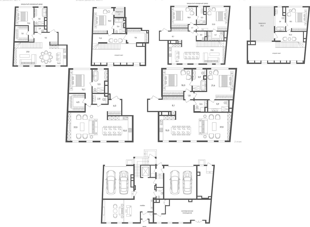 Планировка 550.4 м²