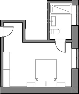 Планировка 18.0 м²