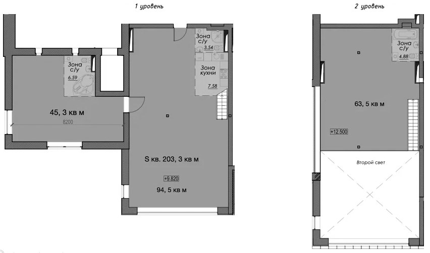 Планировка 203.3 м²