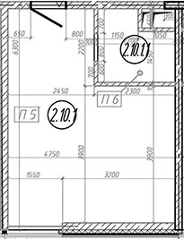 Планировка 28.1 м²