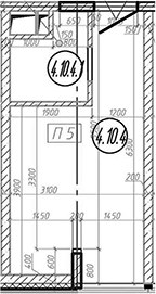 Планировка 18.0 м²