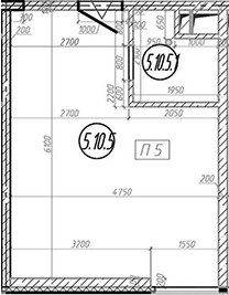 Планировка 28.2 м²