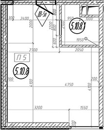 Планировка 28.2 м²