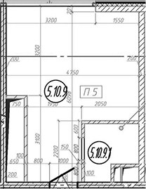 Планировка 26.2 м²