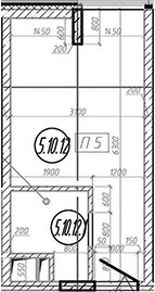 Планировка 18.0 м²