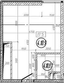 Планировка 25.8 м²